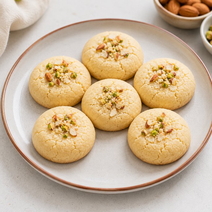 Dry Fruit Nankatai, homemade by Phodni