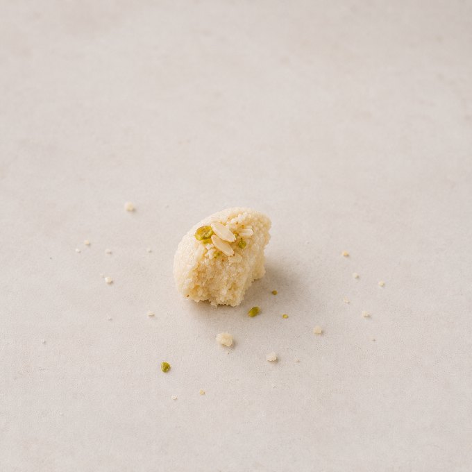 Rawa Ladoo being eaten, frame 3