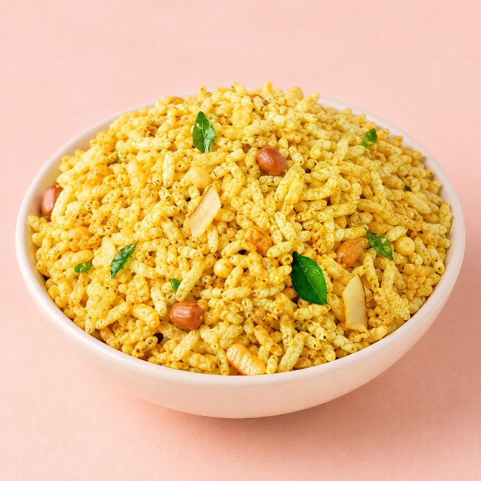 Roasted Pohe Chiwada, homemade by Phodni