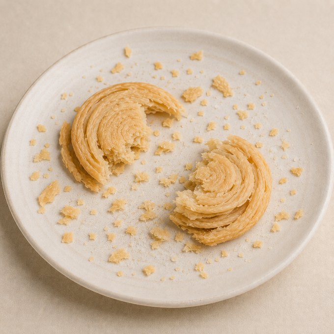 Salted Plain Chirote being eaten, frame 2